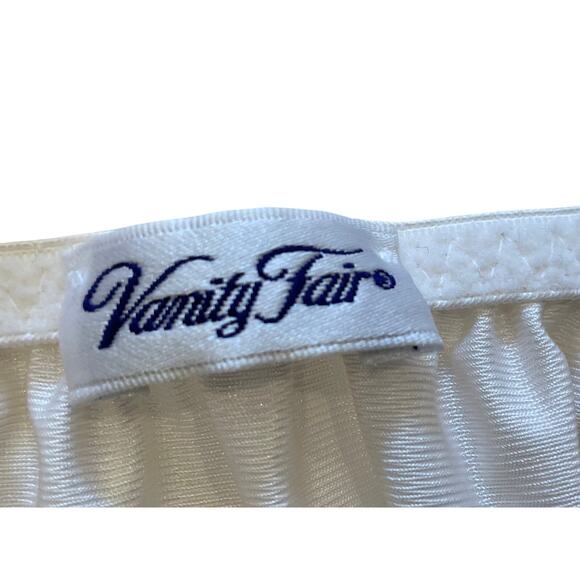 Vintage Vanity Fair Ivory Satin Slip Skirt, 11-717, Size XL - Picture 4 of 10